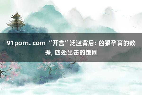 91porn. com “开盒”泛滥背后: 凶狠孕育的数据， 四处出击的饭圈